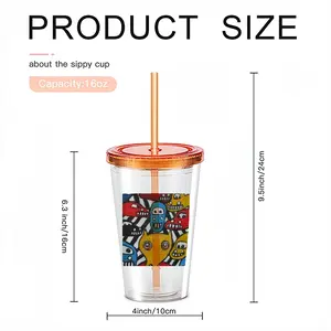 Driving You Mad Double Layer Plastic Cup