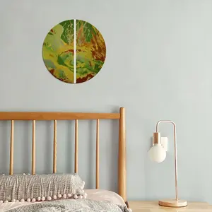 Greenhouse Round Iron Painting