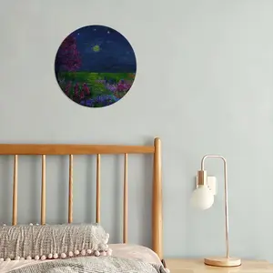 Stars Twinkle Round Iron Painting