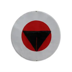 Pubic Flag Japan Round Iron Painting