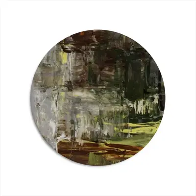 The Forest Is My Home Round Iron Painting