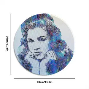 Unforgettable Marylin Round Iron Painting