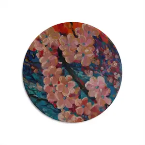 Apple Tree Blossom Round Iron Painting