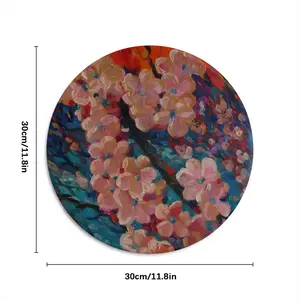 Apple Tree Blossom Round Iron Painting