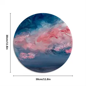 Cotton Candy Sky Round Iron Painting