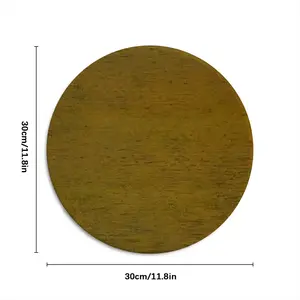 Brushed Medallion Round Iron Painting