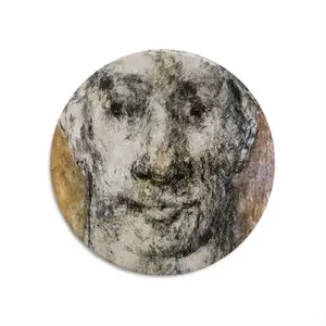 Face 4 Round Iron Painting