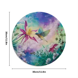 Blossoming Of Life Round Iron Painting