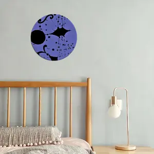 Space 6 Round Iron Painting