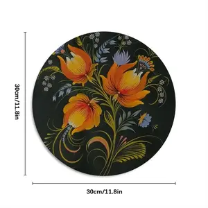 Flamy Passion Round Iron Painting