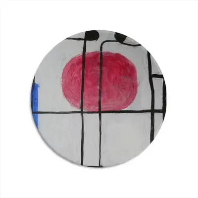 Stringed Instrument Round Iron Painting