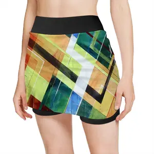 Women Lineal Regression Aggression Sports Skirt