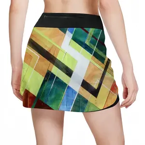 Women Lineal Regression Aggression Sports Skirt