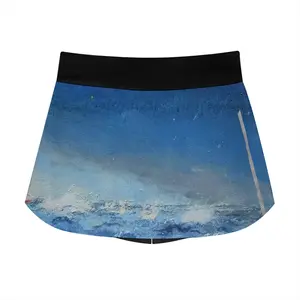 Women Red Boat Sports Skirt