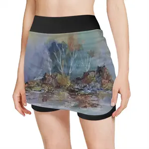 Women Mistic Island Sports Skirt