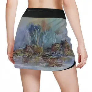 Women Mistic Island Sports Skirt