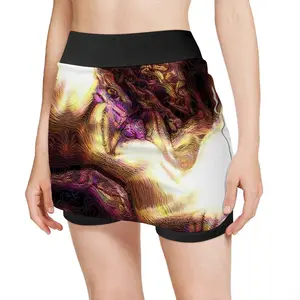 Women Fire Dragon Sports Skirt