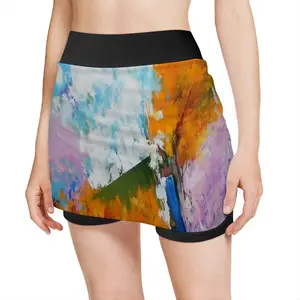 Women Collisioning Sports Skirt