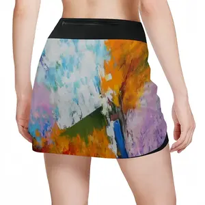 Women Collisioning Sports Skirt