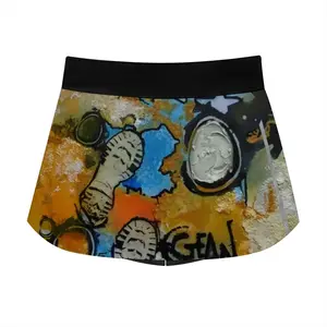 Women I Walk On The Moon Sports Skirt