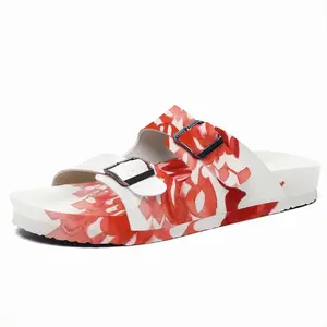 Men Calligraphic Landscape 001 Cork Sandals