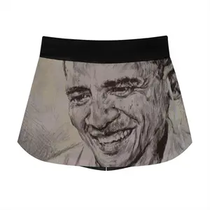 Women President Barack Obama Sports Skirt