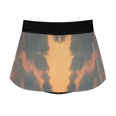 Women Bermuda Dragon Sunset Sports Skirt