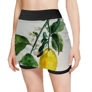 Women Lemon Branch Sports Skirt