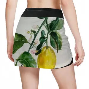 Women Lemon Branch Sports Skirt