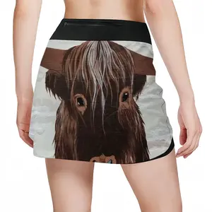 Women Bull - Red Bull Taurus Animals Buffalo Wild Sports Skirt