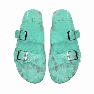 Men The World Is Yours Cork Sandals