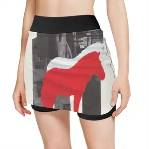 Women Wwf Przewalskis Horse Sports Skirt