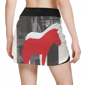 Women Wwf Przewalskis Horse Sports Skirt