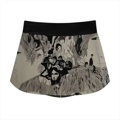 Women The Beatles Revolver Sports Skirt