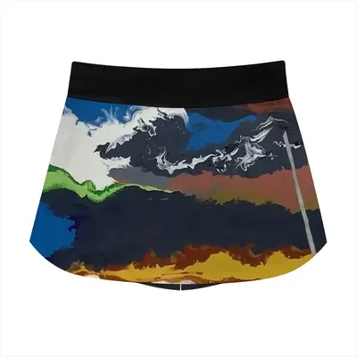 Women California Burning Sports Skirt