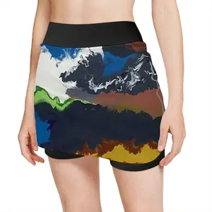 Women California Burning Sports Skirt