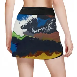 Women California Burning Sports Skirt