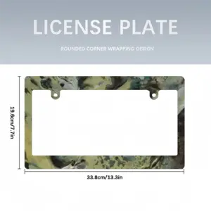 Yellow Mist Japanese License Plate Frame (Wide)