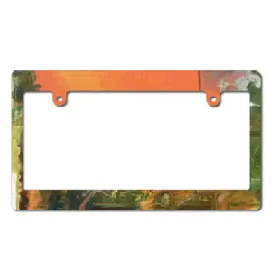 Forbidden Japanese License Plate Frame (Wide)