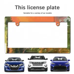 Forbidden Japanese License Plate Frame (Wide)