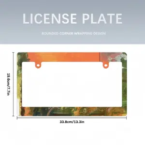 Forbidden Japanese License Plate Frame (Wide)