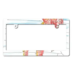 Goldmarie Mary Of Gold Japanese License Plate Frame (Wide)