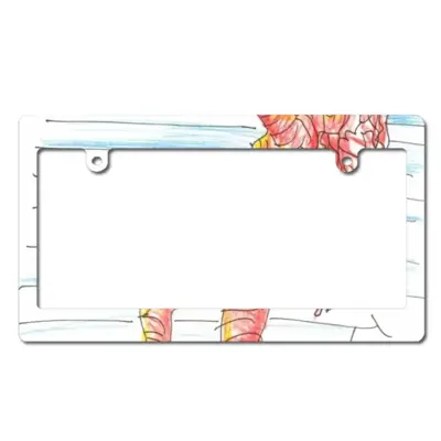 Goldmarie Mary Of Gold Japanese License Plate Frame (Wide)