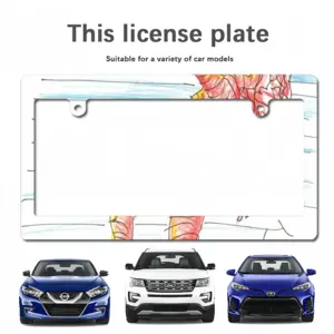 Goldmarie Mary Of Gold Japanese License Plate Frame (Wide)