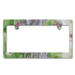 21Th Century Woman Japanese License Plate Frame (Wide)