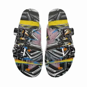 Men Lamborghini Wheel Crash Cork Sandals