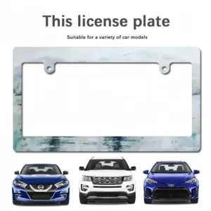 Morning Fish Japanese License Plate Frame (Wide)