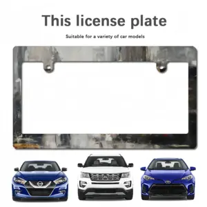 Time Square Japanese License Plate Frame (Wide)