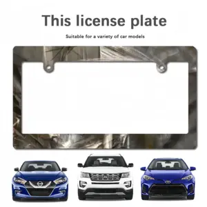 Flatline Japanese License Plate Frame (Wide)