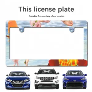 Fear Of Clowns Japanese License Plate Frame (Wide)